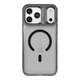 Чехол Kajsa Trans-Shield with MagSafe для iPhone 17 Pro black smoke b-ring - изображение 1