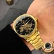 Годинник наручний Awarder 022 Gold-Black Automatics Metall Не Забуду Дім - изображение 5