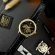Годинник наручний Awarder 022 Gold-Black Mechanic Де би не був, - изображение 6