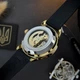 Годинник наручний Awarder 022-3D Не Забуду Дім Gold-Gold - зображення 11