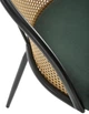 Стул для кухни и гостиной Halmar K508 из ротанга Тёмно-зелёный (5905248126176) - изображение 12