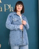 Джинсова сорочка LJ A462, 52, світло-синій - изображение 2