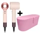 Фен для волос + Кейс для транспортировки Magic Hair на 1 насадку цвет: rose gold/сакура - изображение 8