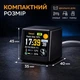 Wi-Fi годинник з метеостанцією GeekMagic Ultra (Версія -Ultra) з кольоровим дисплеєм, підтримка GIF/JPG, фотоальбом, прогноз погоди, Чорний - изображение 3