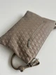 Сумка средняя чер плечо стеганая кожа ARTiS Bags 1821 4825-140 Темно-бежевая - изображение 5
