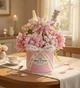 Конструктор Bouquet of Dianthus Серия Floral Luxury Букет розовых гвоздик 350 деталей - изображение 7