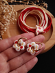 Набір з сережок та підвіски Bead Горобчик білий (BDNGOROBBI) - зображення 2