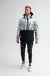 Куртка asos Блеск черно-серебристый S (D0010) - изображение 2