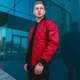 Куртка Ромбик бордо L (F0016) - изображение 1