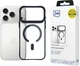 Etui plecki 3MK Satin Armor MagCase do Apple iPhone 17 Pro Transparent-Black (5903108664998) - obraz 2