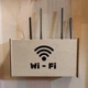 Настінна коробка для роутера Wi-Fi 35х9, 5х21 см Береза - зображення 7