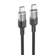 Кабель USB-C to USB-C 1 м 60W Hoco U129 — Black (785164) - зображення 1
