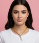 Гнучкий чокер-кольє у формі змії «Diamond Snake» Honey Fashion Accessories золотистий (120381) - изображение 1