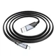 Кабель USB-C до USB-C 1 м 60W Hoco U119 — Black (785171) - зображення 2