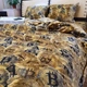 Постільна білизна KoTetextile плюшева велюрова полуторка 155-215 см 50-70 2шт біткоін коричневий - зображення 3