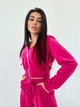 Женский костюм повседневный малиновый 44-46 с1528.590 - изображение 2