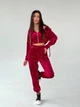 Женский костюм повседневный бордовый 42-44 с1528.590 - изображение 3