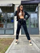Женский костюм повседневный черный 44-46 с1528.590 - изображение 5