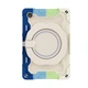 Чехол ARM Cover Samsung Galaxy A8 (2021) SM-X205 / SM-X200 противоударный с ремнём и подставкой 360° White/Blue - изображение 4