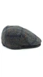 Кепка пряма реглан вовняна в клітинку HarrisTweed HOOK 58 Cірий R-CF - зображення 5