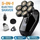 Електрична бритва триммер для чоловіків 5 в 1 Electric Shaver USB з насадками - зображення 2