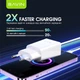 Мережевий зарядний пристрій Bavin PC895Y-C 18W USB-A 2.4A Fast Charging + кабель USB-A/Type-C White (C-PC895Y-C WH) - зображення 4