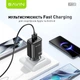 Мережевий зарядний пристрій Bavin PC2029Y-C 22.5W USB-A 3.0A Super Quick Charge + кабель USB-A/Type-C Black (C-PC2029Y-C BK) - зображення 4