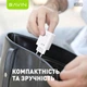 Мережевий зарядний пристрій Bavin PC2029Y-C 22.5W USB-A 3.0A Super Quick Charge + кабель USB-A/Type-C Black (C-PC2029Y-C BK) - зображення 7