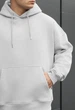 Худі Staff light gray oversize fleece L - изображение 3