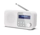Радиоприемник портативный Sharp DRP420WH DAB+, FM, Bluetooth, батарейки, сеть - изображение 1