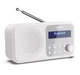 Радиоприемник портативный Sharp DRP420WH DAB+, FM, Bluetooth, батарейки, сеть - изображение 2