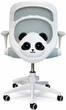 Кресло вращающееся детское с подставкой для ног PERFECT KIDS PANDA GREEN Perfect Home Зеленый - изображение 5