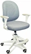 Крісло дитяче Perfect Home Perfect Kids Astronaut Gray з підставкою для ніг Сіре (000012377731) - зображення 8
