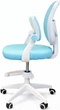 Крісло дитяче, що обертається з підставкою для ніг PERFECT KIDS BLUE Perfect Home Блакитний - зображення 13