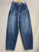 Джинсы женские Its Basic 2952-17 skater baggy бананы с косыми карманами 40 синие - изображение 2