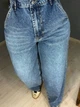 Джинсы женские It’s Basic 2952-4 skater baggy бананы с косыми карманами 36 светло-синие - изображение 6