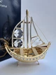 Фигурка с камнями Swarovski Парусник 10 см 160565 - изображение 1