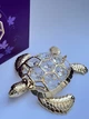 Фигурка с камнями Swarovski Морская черепаха 10 см 160645 - изображение 1