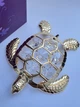 Фигурка с камнями Swarovski Морская черепаха 10 см 160645 - изображение 3