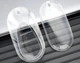Чехол SIL01 для смарт ключа Mercedes Benz 2022 Eqe Suv (X294) C S Class W206 W223 S350 C260 C300 S400 S450 S500 - Clear - изображение 2