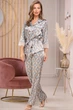 Комплект: жакет і брюки Mia-Amore 48(XL) Бежевий-Блакитний (138371) - зображення 2