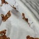 Детский плюшевый плед на съемном утеплителе Minky 90Х80 см, молочный Плюшевые мишки - изображение 3