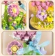 Конструктор Dragonfly and Lotus Серия Flower Beetles Стрекоза на лотосе под куполом 568 деталей - изображение 7