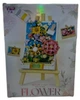 Конструктор Floral Easel Pink Серия Art Bouquet Цветочное панно с мольбертом 1208 деталей - изображение 6