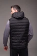 Чоловіча утеплена жилетка чорний 2XL арт.2486 - изображение 4