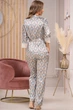 Комплект: жакет і брюки Mia-Amore 50(2XL) Бежевий-Блакитний (138371) - зображення 3