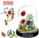 Интерьерный конструктор Sunshine in flowers Серия Flower Beetles Солнышки на цветах под куполом 596 деталей - изображение 6
