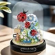 Интерьерный конструктор Sunshine in flowers Серия Flower Beetles Солнышки на цветах под куполом 596 деталей - изображение 7
