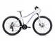 Велосипед Romet Jolene 6.2 MTB, рама 17 дюймів, колесо 26", біло-фіолетовий - зображення 1