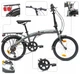 Чоловічий жіночий складний міський велосипед 20" Shimano Складна підставка для освітлення - зображення 1